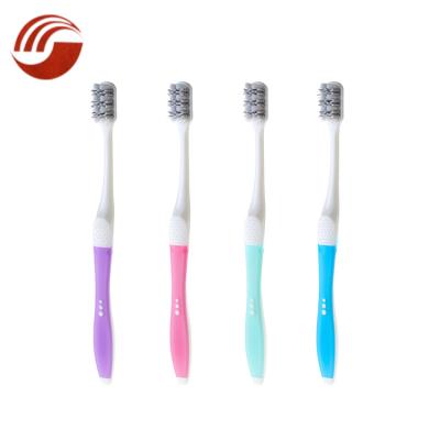 China New Design Logo Disposable High Quality Orthodontic Fine Bristle Toothbrush for sale