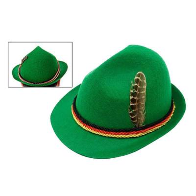 China Cheap Price Felt Oktoberfest Felt Fedora Removable Feather Derby Fedora Hats for sale