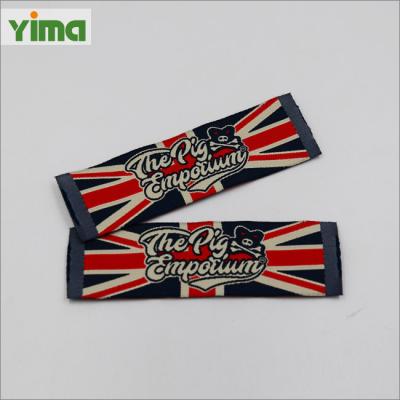 China Sustainable LOGO Design Free Custom Garment Woven Labels for sale