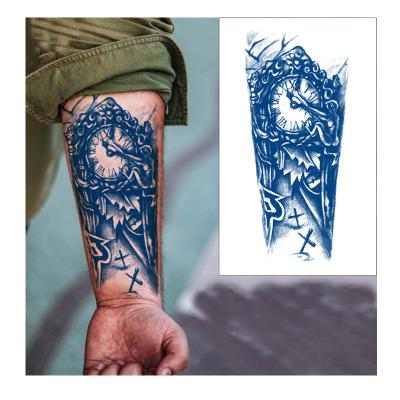 China ECO Frindly Temporary Wholesale Custom Shoulder Half Arm Tattoos Adults Fack Semi Temporary Removable Tattoo Stickers for sale