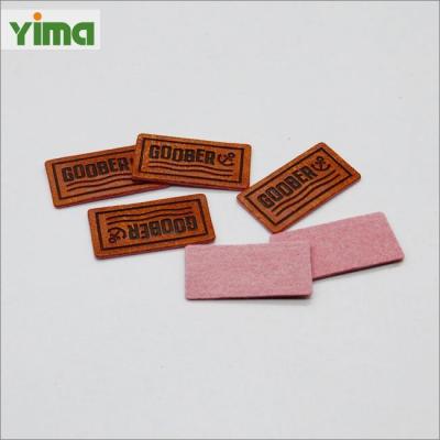 China Viable Seller Logo Leather Label Factory Price Custom Made High Quality Directly Cut Clothing Label With Brand Logo for sale