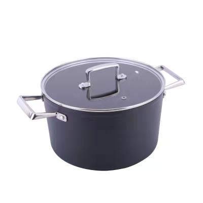 China Wholesale Custom Hot Selling Viable 12 Pcs Cooking Pot Sets Cooking Forged Pan Cookware Set Aluminum Nonstick for sale