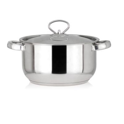 China Cheap Bottom Stick Stainless Steel Sandwich Professional Workmanship Cheap Cookware Pot Set Non for sale