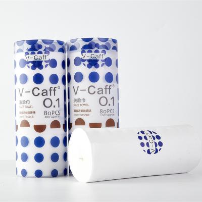 China Nonwoven Fabric Disposable Vcaff Cleaning Microfiber Face Cleaning Towel for sale