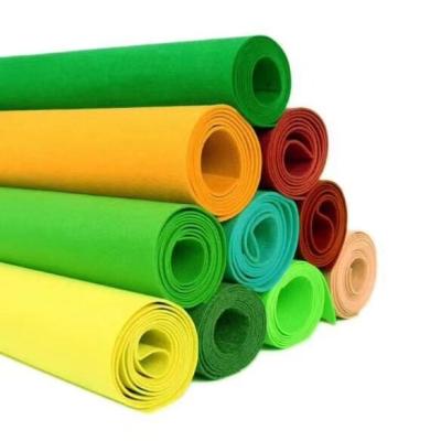 China China factory viable 1mm/2mm/3mm high quality polyester non woven felt/color felt/felt for sale