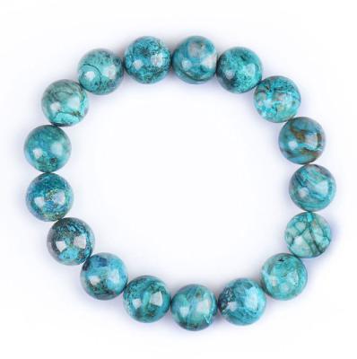 China Casual/Sporty Natural Afghan Chrysocolla Azurite Phoenix Niche Stone Accessories Bracelet Light Retro Couples Luxury Jade Bracelet for sale