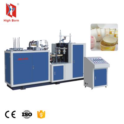 China 140-320 g/m2 one-sided PE (polyethylene) film coated/high speed automatic disposable paper laminated noodle paper bowl making machine for sale