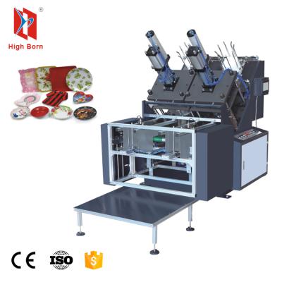 China Available to make any size special mold and machine hottest new fully automatic paper plate machine with count and collection for sale