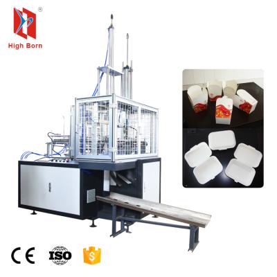 China 200-400 g/m2 1PE or 2PE coated newest type 40-50 piece paper/tiny automatic pizza box making machine for sale