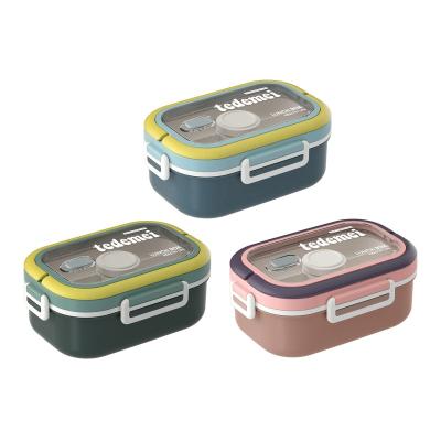 China WANFU 2023NEW Simple Portable Plastic Food Storage Box Freshness Preservation WANFU 2023NEW Inner Box 1930ML for sale