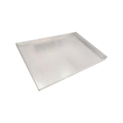 China Corrosion Resistance Stainless Steel Armor Drying Mesh Tray Punching Baking Tray for sale