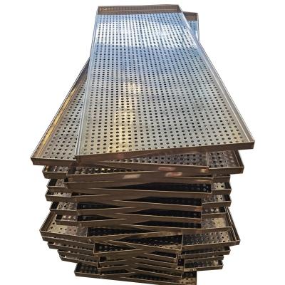 China Corrosion Resistance Food Grade Wire Woven Stainless Steel Mesh Trays Drying Trays Perforated Tray for sale