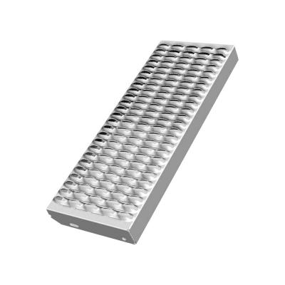 China Corrosion Resistance Perforated Steel Plank Grip Strut Safety Grating For Walkway And Stair Tread for sale