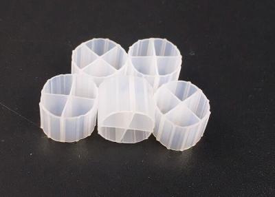 China HDPE materielles Filtermaterial K1 mit 12mm x 9mm Größe und weißer Farbe für RAS zu verkaufen