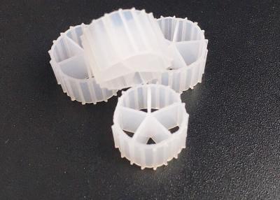 중국 자연 색상 MBBR 필터 매체 및 처녀 HDPE 물질 MBBR 바이오 매체 RAS 10 * 7mm 판매용