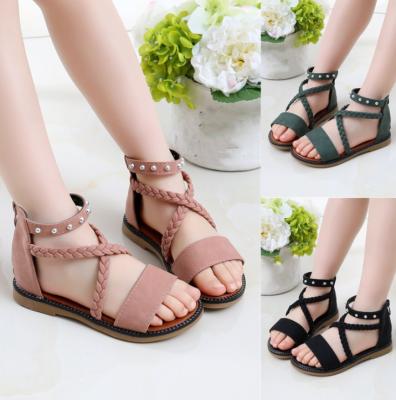 China cy20019a Breathable Princess Children Casual Sandals Kids Summer Sandals Shoes Little Girl Baby Sandals for sale