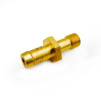 China Brass Industrial Equipment Lathe CNC Milling Turning Machining Services For Engine Spare Parts for sale