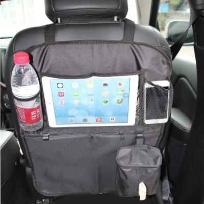 China Travel Accessories for Car Backseat Organizer Car Backseat Organizer with Touch Screen Tablet Auto Holder Storage Pockets Covers Car Backseat Protectors for Travel Kids Travel for sale