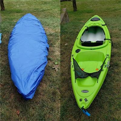 China UV Resistant Storage Cover Boat Kayak Cover Universal Adjustable Kayak Sport Waterproof Storage Cover Nylon Boat Canoe Dust Cover UV Resistant Shield for sale