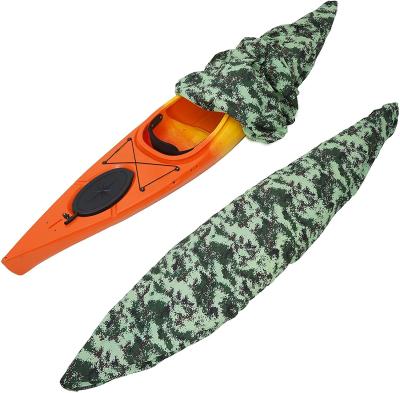 China Boat Kayak Cover UV Resistant Kayak Cover & Carrier - Waterproof Dust Protector Adjustable Storage Pad UV Shield For 7ft - 12ft Kayakes for sale