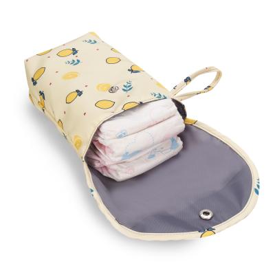 China Custom PUL OEM Water Resistant Waist Oxford Diaper Bag Waterproof Wet Bag Mummy Pouch Washable Reusable Diaper Bag For Baby for sale