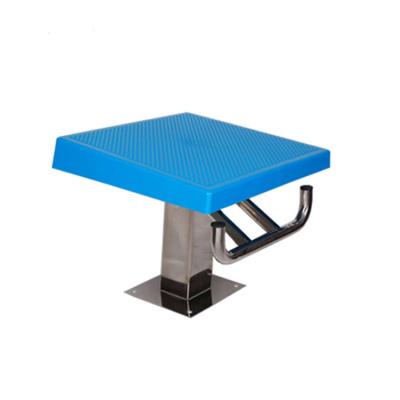 China 304 stainless steel & High Quality Equipment Guangzhou, Stainless Steel Public Pool Platform Dive Board ABS One Step Swimming Pool Starting Block for sale