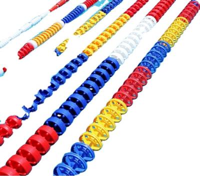 China PP China Manufacturer Supply 25m 50m Length Anti UV Competition Racing Line Rope Pool Lane Rope for sale