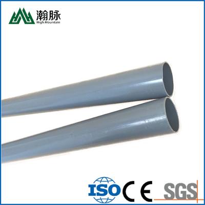 China Good Quality 6inch Pvc Grey Color Upvc Pipe With Lowest Price For Water Supply for sale