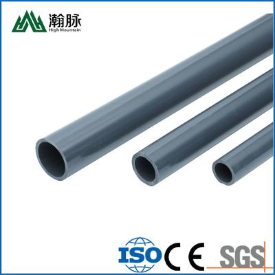 China 2.5 Inch Plastic PVC U Pipes Agriculture 110mm For Drainage Sewer For Water Supply for sale