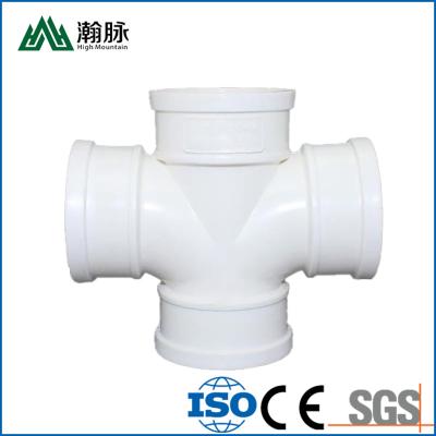 China 90 Degree Plastic PVC Grooved Pipe Fittings Elbow For Water Supply Drainage for sale