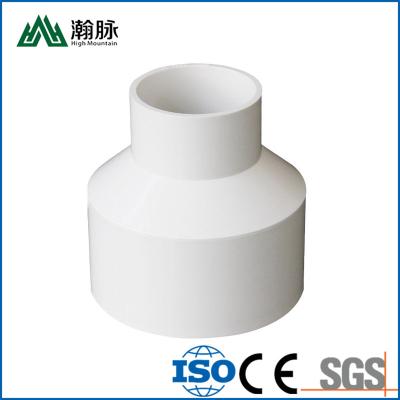 China Concentric Reducer PVC Drainage Pipe Fittings Water Supply High Pressure Plastic Tube for sale