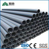 China Large Diameter Traction Hdpe Water Service Pipe Butt Hot Melt for sale