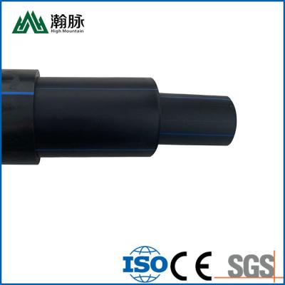 China Threading HDPE Irrigation Pipes Hot Melt Black Polyethylene Plastic Pipe for sale