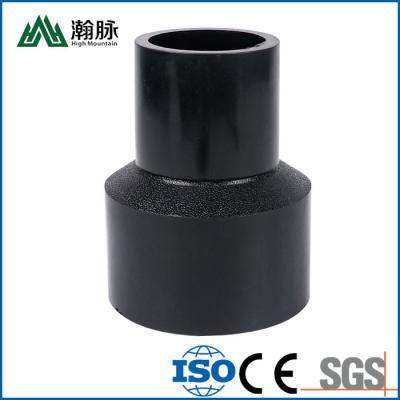 China Verminderend HDPE Stootvoeg DN75 90 110 Hoge 125 - de Pijpmontage van het dichtheidspolyethyleen Te koop