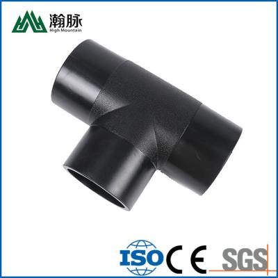 China Kolben-heiße Schmelze-HDPE Fitting 125 140 160 200 250 110mm gleiches T-Stück zu verkaufen