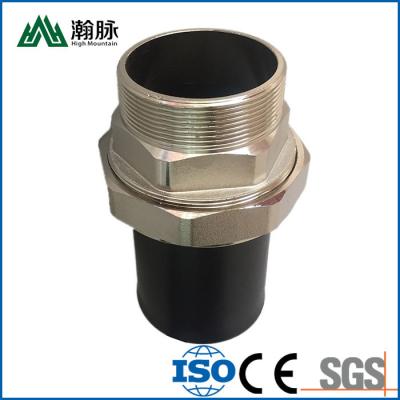 China 4 Points 6 Points HDPE Pipe Fittings Copper Live Connection 1 Inch For Water Supply for sale