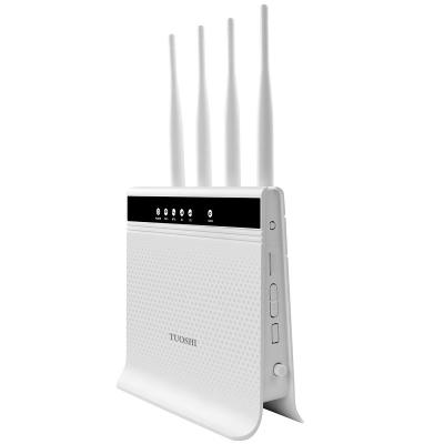 China TUOSHI 2.4HZ 300Mbps 4G LTE home indoor router wireless wifi hotpot with sim card for sale