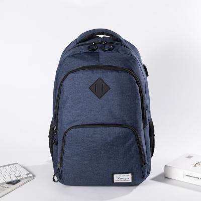 China With USB Good Quality Water Resistant Leisure Backpack Polyester Oxford Cloth Travel Backpack In Stock for sale