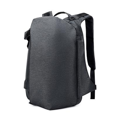 China With USB High End Custom Fashionable Polyester Increasing Waterproof Backpack Shoulder Laptop Bag Black for sale