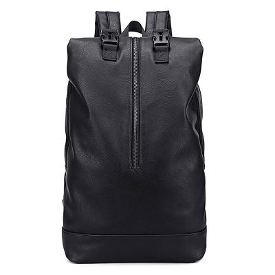 China High Quality Waterproof PU Leather Durable Backpack Travel Leisure Laptop Backpack Unisex for sale