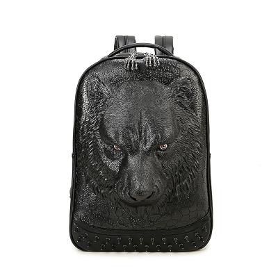 China Fashion Personalized Customization Fashion Tiger Style Leisure Backpack Waterproof Office Laptop Bag for sale