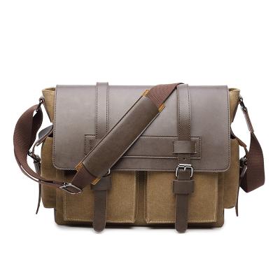 China Fashion High End Custom Storage Tote Bag Large Capacity Canvas Outdoor Traveling Messenger Bag For Man for sale