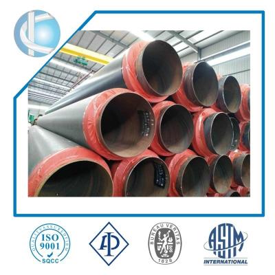 China Underground Thermal Insulation Steel Pipe Withpolyurethane Foam and HDPE Jacket for Chilled Water Gas Oil Project for sale