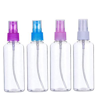 China Wholesale Hand Sanitizer Portable Hand Sanitizer Bottle PET 100ml Spray Bottle for sale