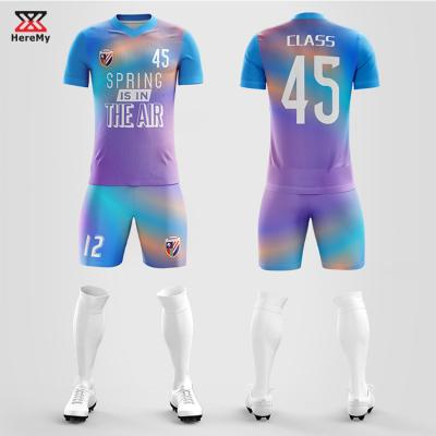 China Square 2021 high quality cheap football uniforms soccer wear custom man sports soccer jerseys for sale