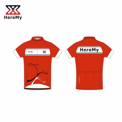 China High Quality Short Sleeve Style New Jersey Breathable Digital Printing Cycling Wear Club Uniform Cycling Team Use Cycling Shirts for sale