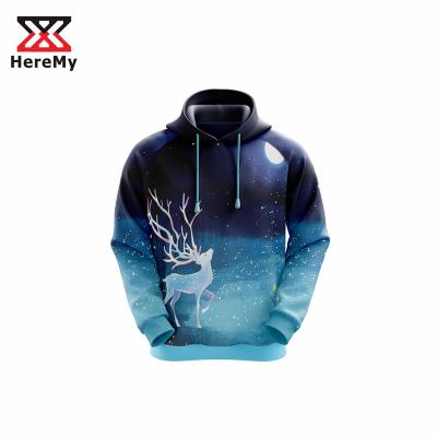 China custom oem sublimation logo hoodie Anti-wrinkle printing mens 3d sudaderas anime sweatshirts custom hoodies for sale