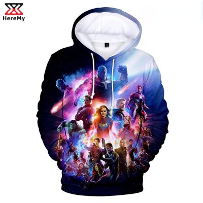 China Anti-wrinkle oem sublimation printing custom mens 3d sudaderas anime sweatshirts hoodies for sale