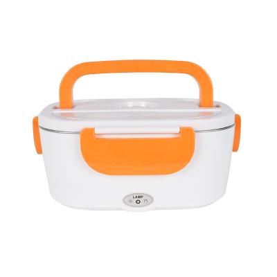 China 110V/220V Viable Hot Selling Portable Rectangular Plastic Electric Heating Food Warmer Stainless Steel Lunch Box Leak Proof for sale