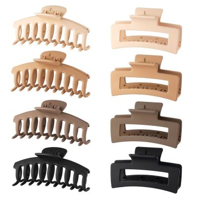 China Hair Clips Wholesale Women Hair Jaw Cuts Large Strong Hold Hair Claw Clips For Thick Hair for sale